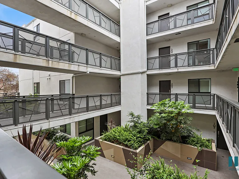 Upper Level View of the Courtyard