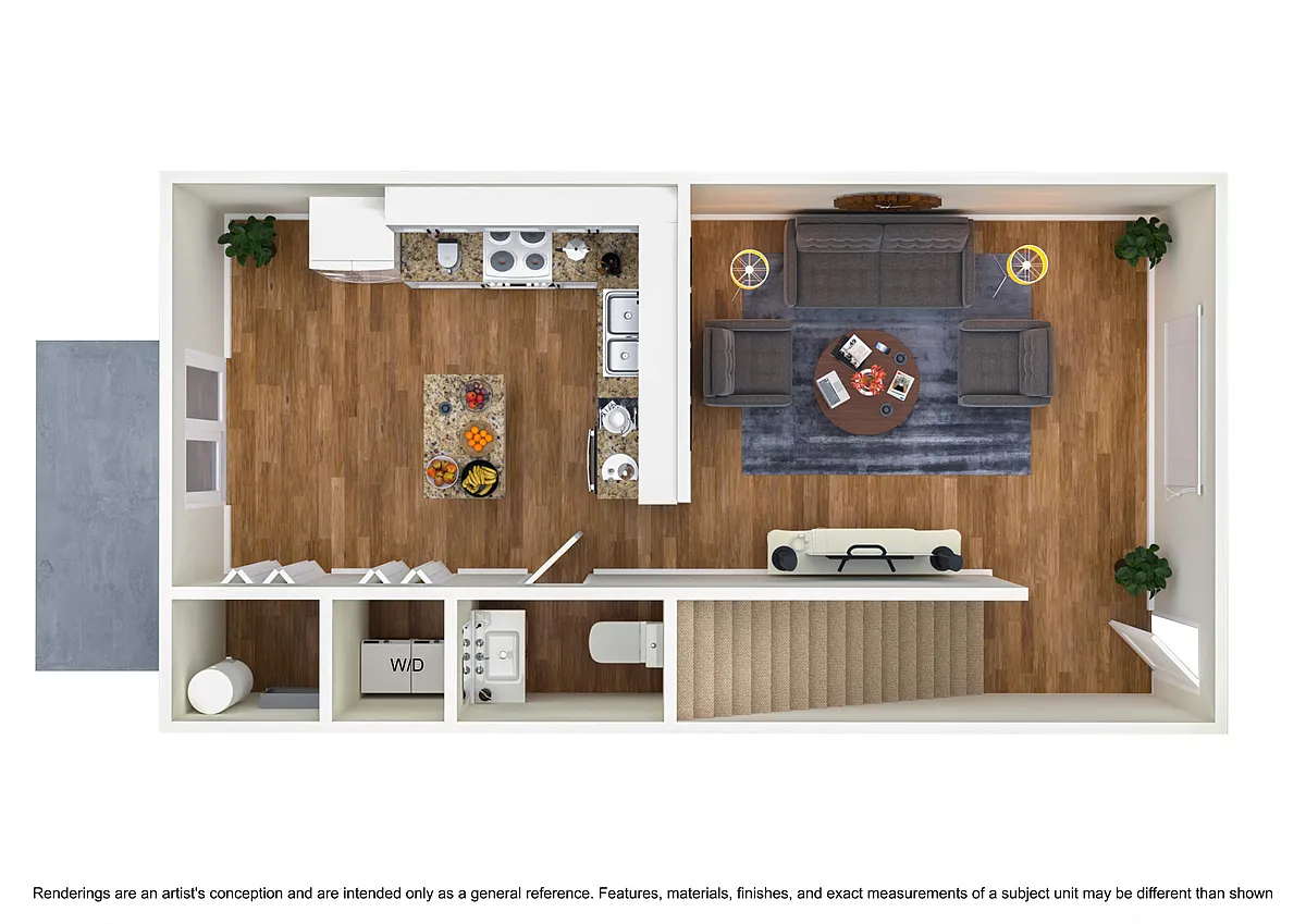 Floor plan Fountain View B1