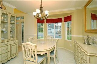 Formal dining, crown and chair rail