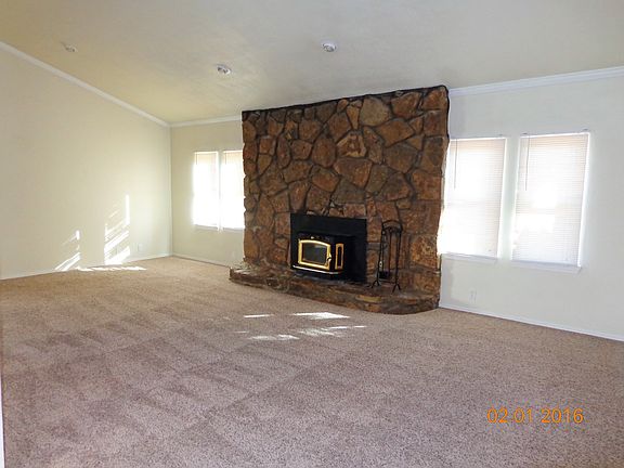 living area with fireplace