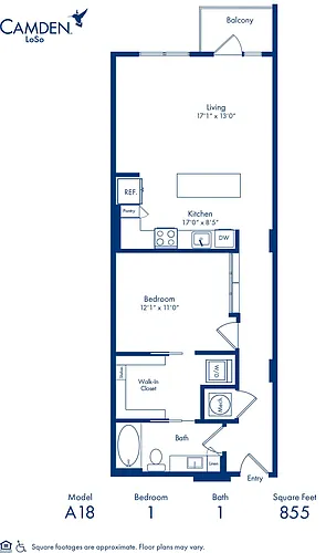 Floor plan A18