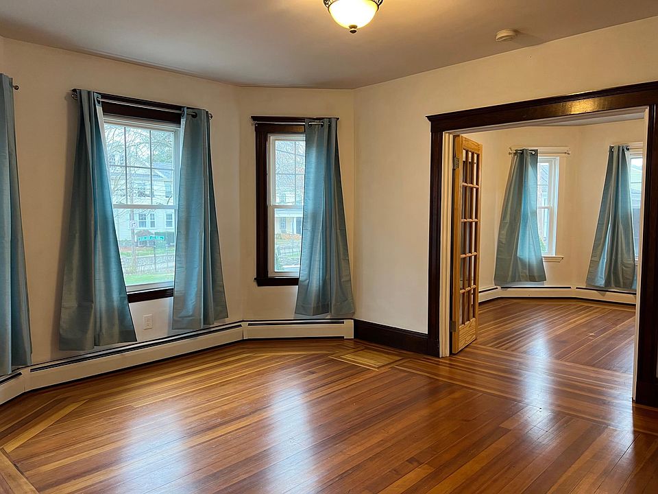 Living room and dining room