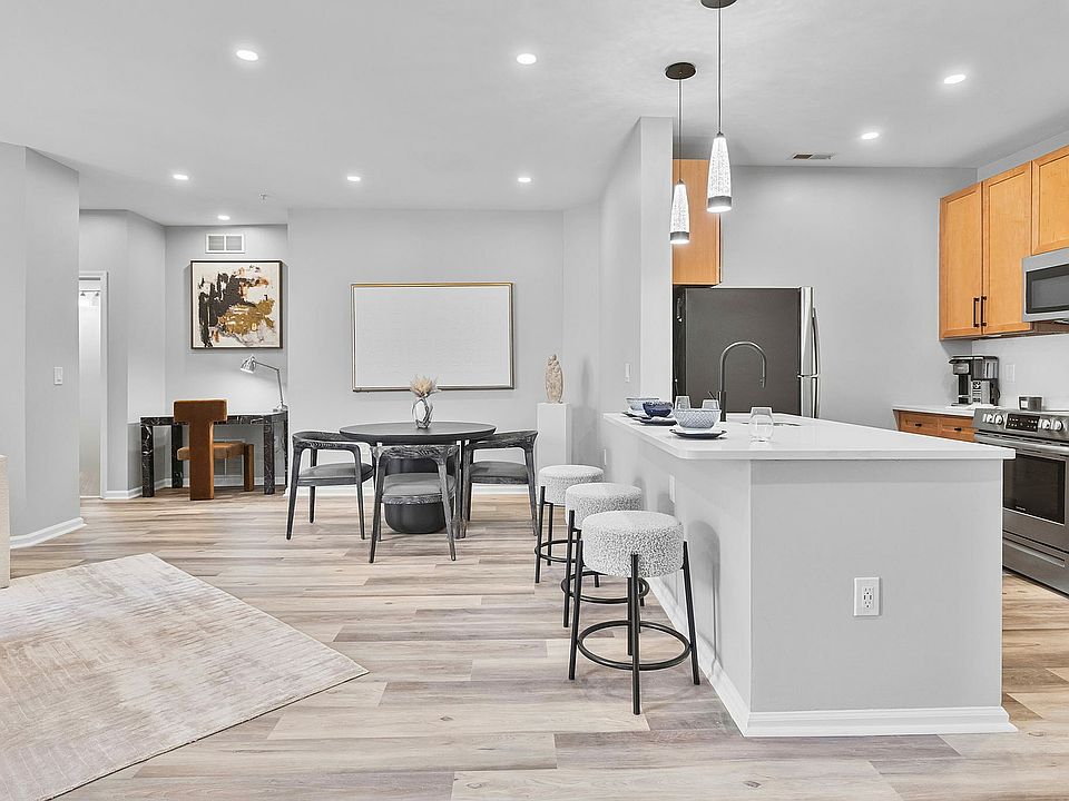 Experience modern living in this beautifully designed open-plan kitchen and dining space.