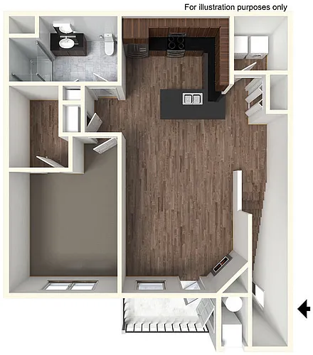 Floor plan FA2U
