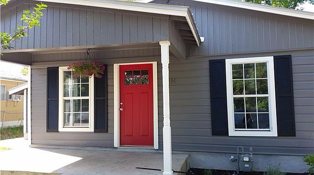 Front of home new updated vibrant color