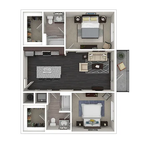 Floor plan B2