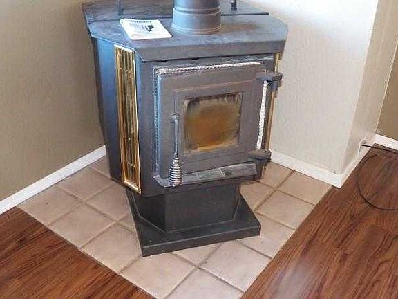 Wood Burner in Living room