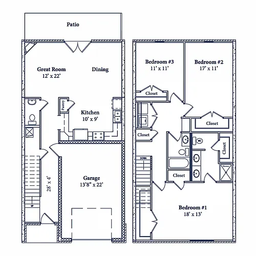 Floor plan The Charleston