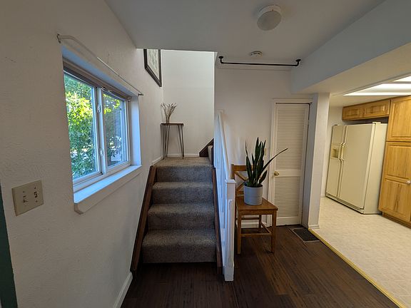 Stairway, Door to Basement, Kitchen