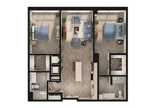 Floor plan B6