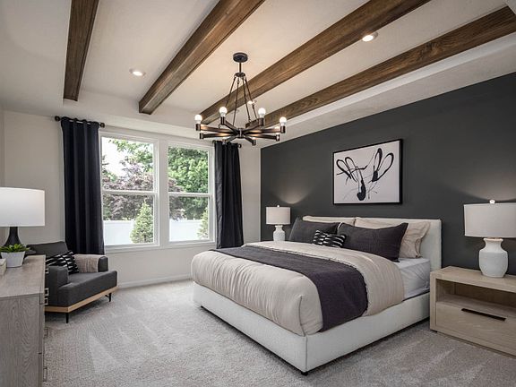 Owner s Suite w Beamed Ceiling
