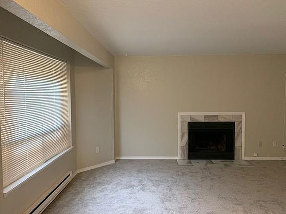 New paint, carpet, blinds, and fireplace surround
