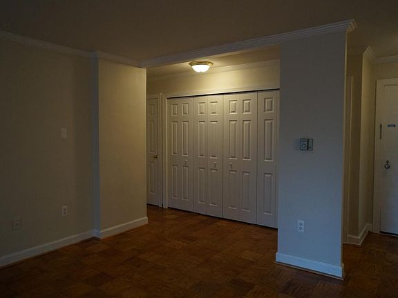 View from living room back towards closets