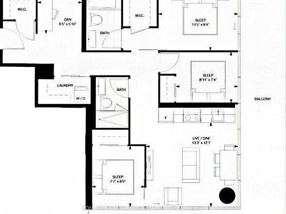 3rd image of 57 Saint Joseph St Unit 508