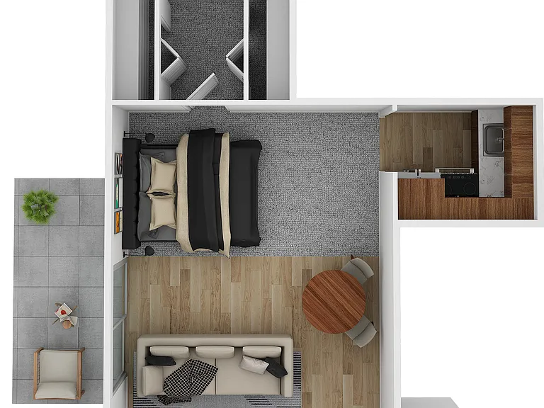 Explore the seamless design of this cozy urban retreat, perfect for modern living. Explore the seamless design of this cozy urban retreat, perfect for modern living.