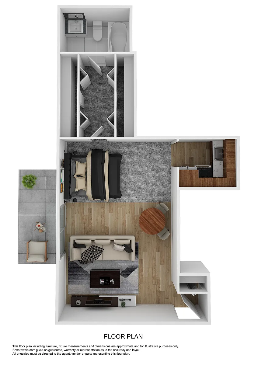 Floor plan Studio Classic