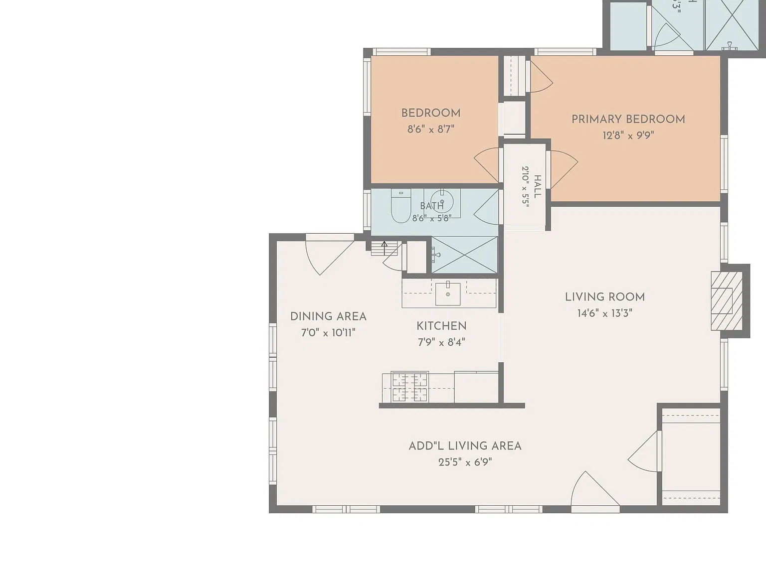 2 bed, 997 sqft, $2,700 — Photo 2