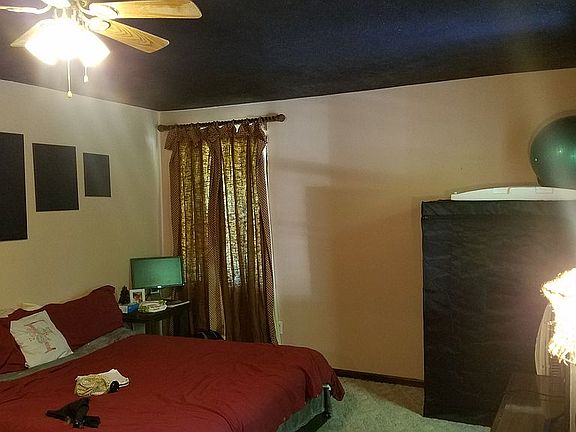 Master bedroom closet view