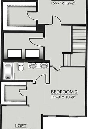 Second Level Floor Plan 