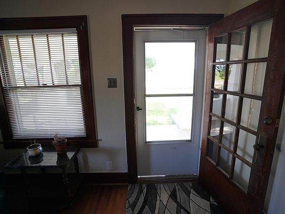 View out the living room door