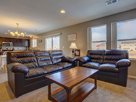Views to the open space from family room and kitchen