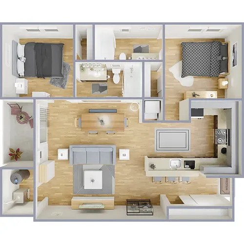 Floor plan Deer