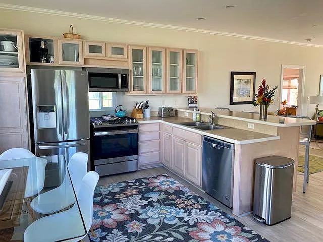 new stainless steel appliances