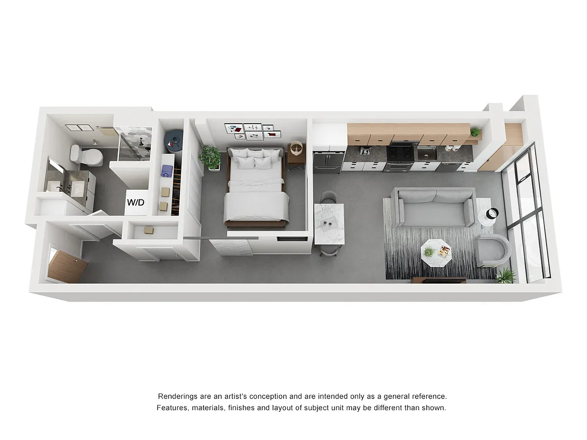 Floor plan 1X1