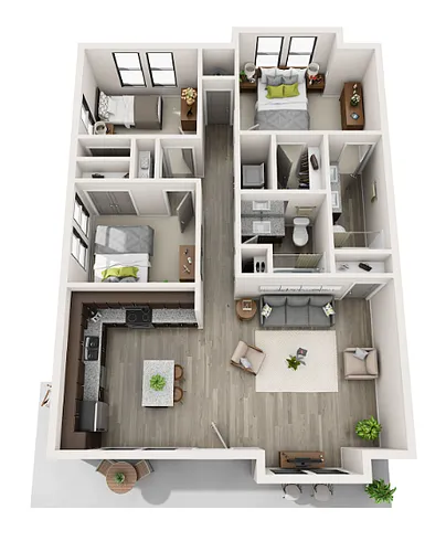 Floor plan Hendrix