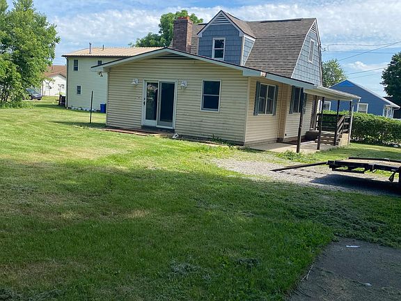 View from basketball court of house