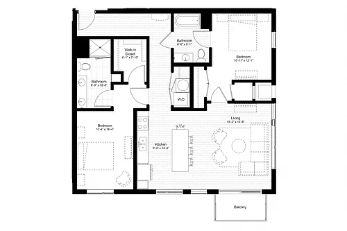 Floor plan B7