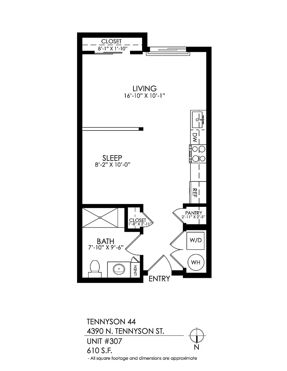 Floor plan Studio