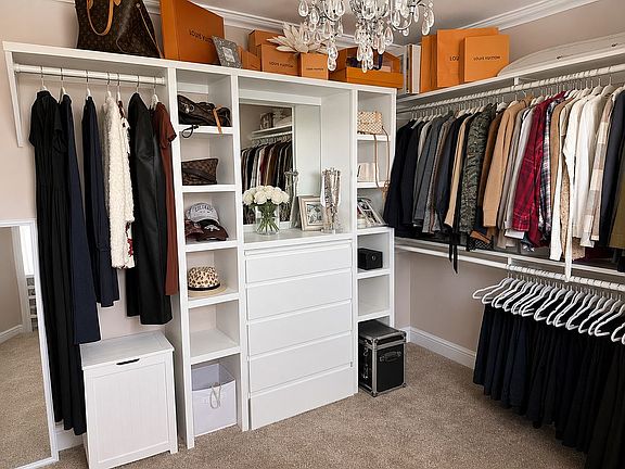 Primary Hers Walk-in Closet