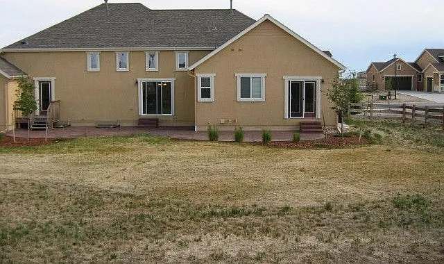 rear view of home