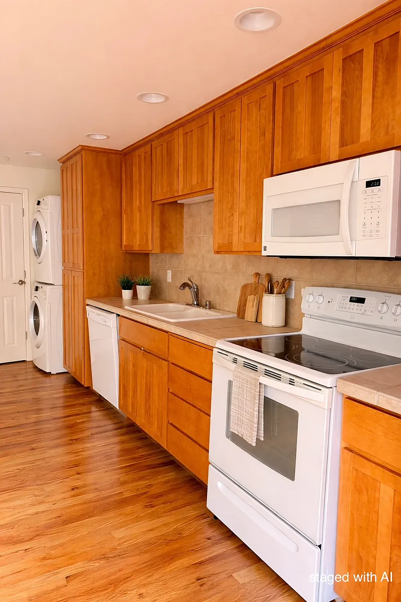 plenty of kitchen storage with pull out shelving in cabinetry - 13773 SE 2nd St