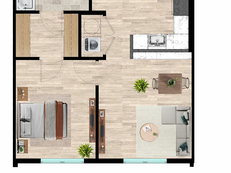 A9 - One Bedroom A9 - One Bedroom