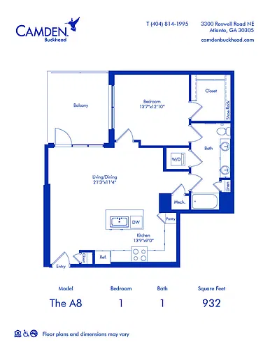 Floor plan The A8