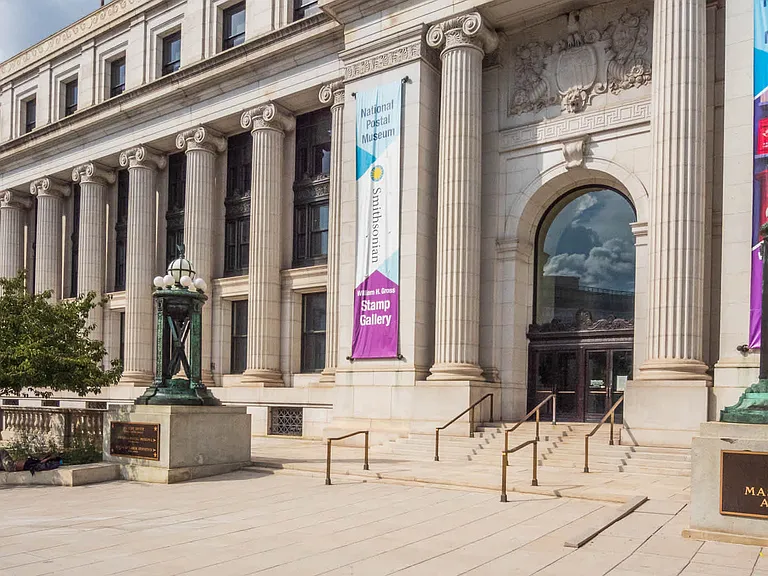Discover DC's destinations and landmarks, such as the Smithsonian's National Postal Museum.