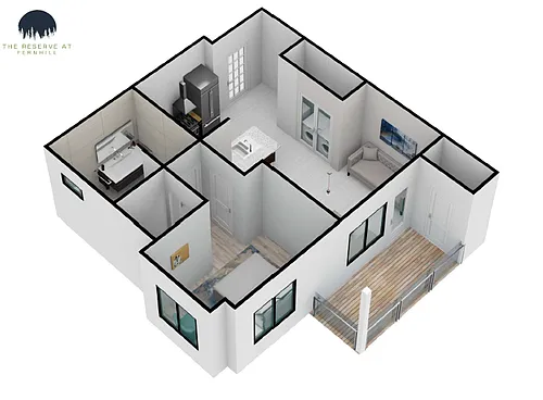 Floor plan Floor Plan 11 - One Bedroom