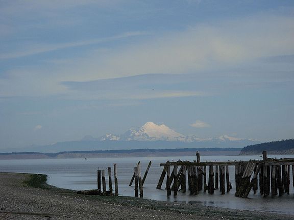 view Mt Baker to the North