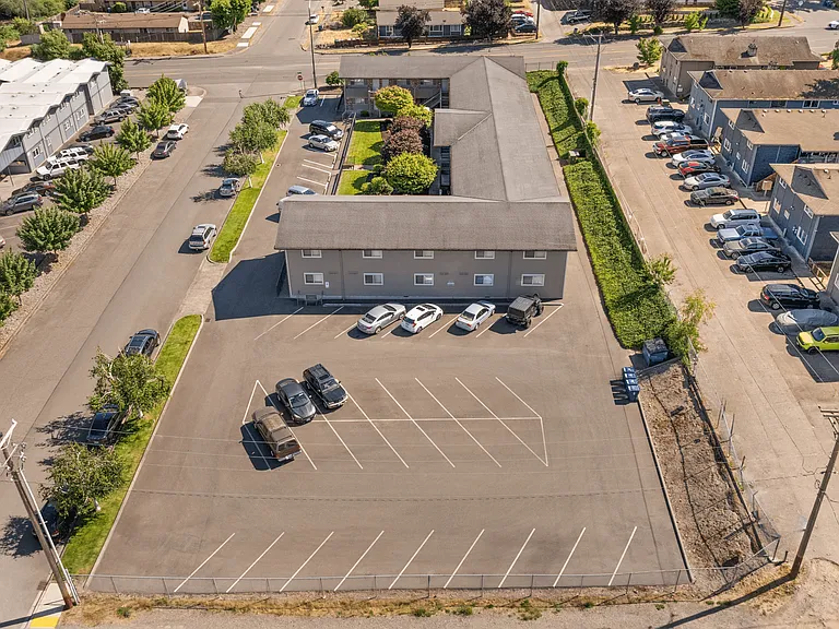 Spacious parking for residents and guests.