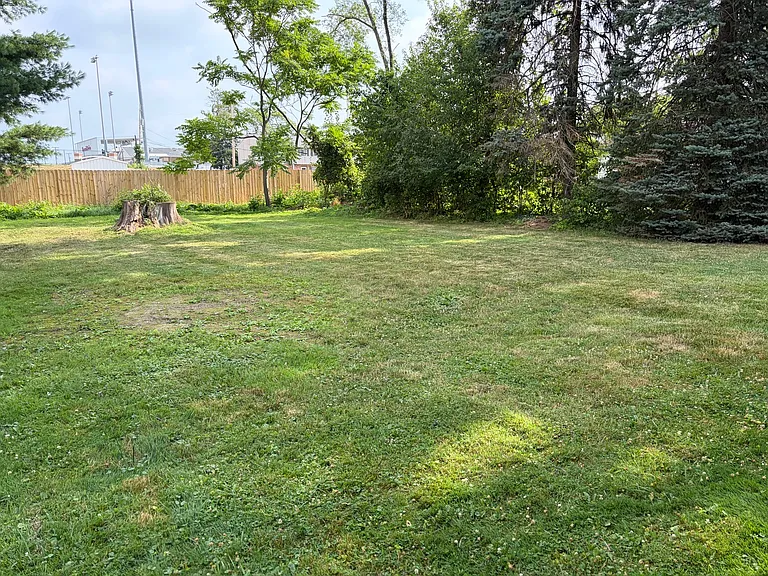Spacious backyard