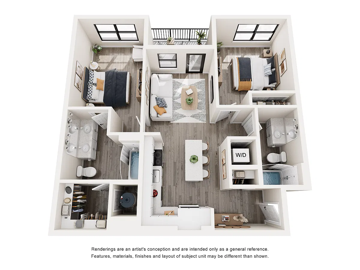 Floor plan The Sagebrush 2B.1