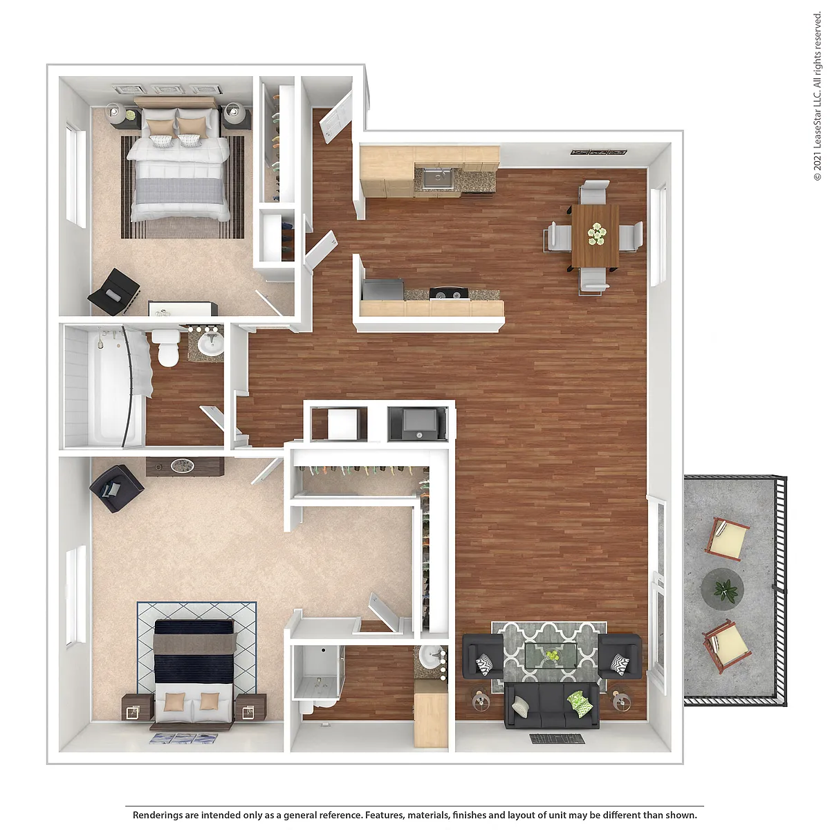 Floor plan Merlot
