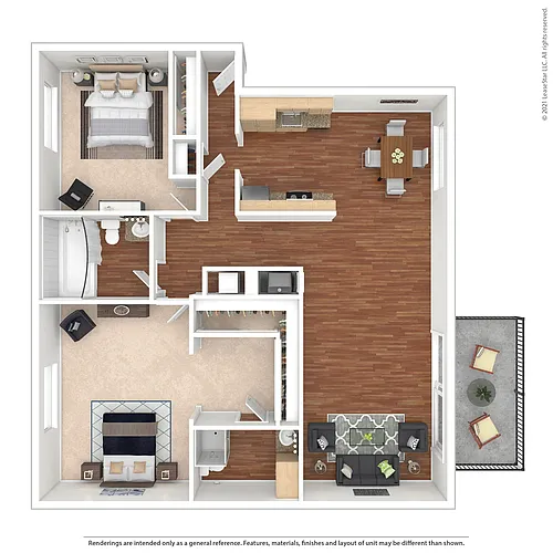 Floor plan Merlot