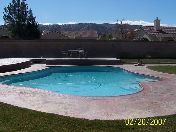CLose-up of pool