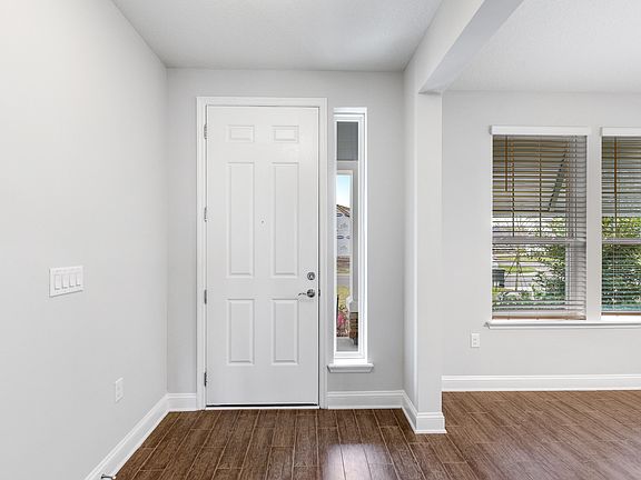 The foyer and office are on the right.