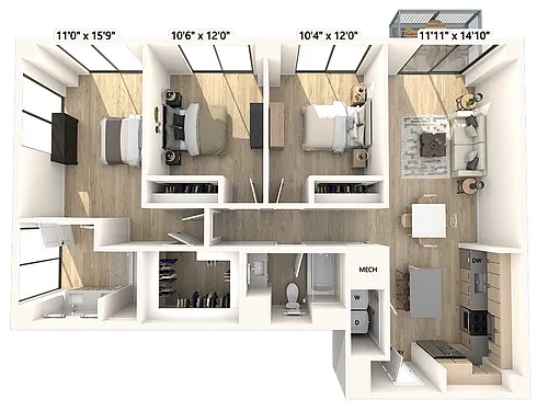 Floor plan C1