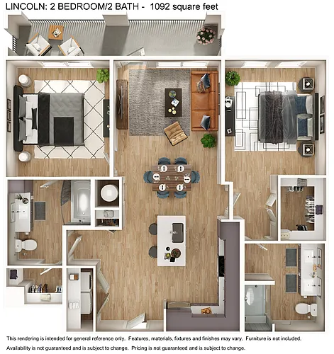 Floor plan B1.4 - Lincoln