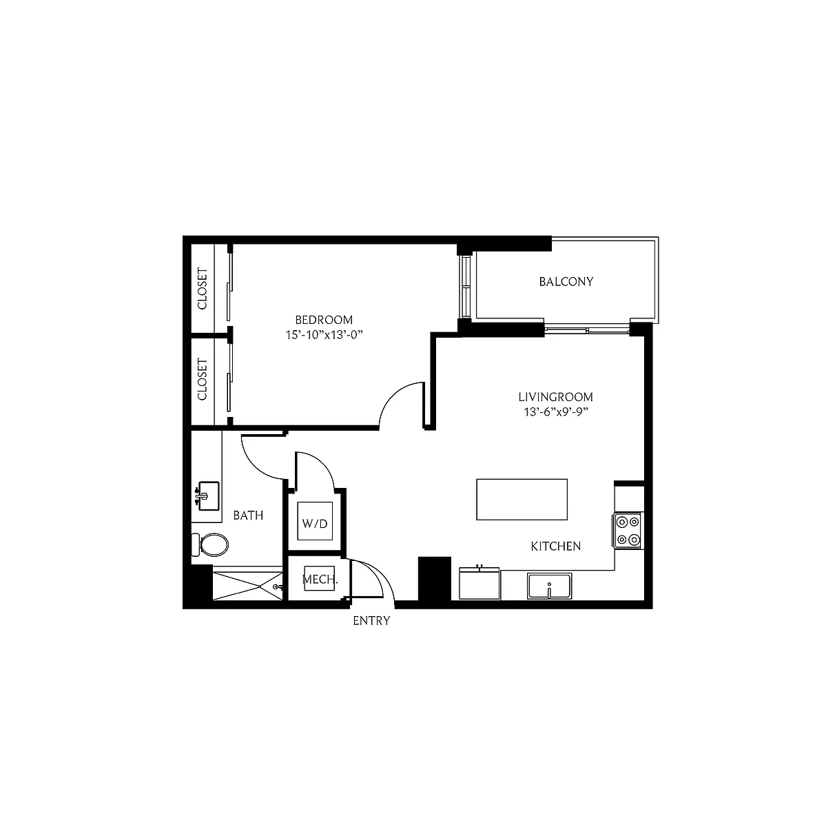 Floor plan 1C1